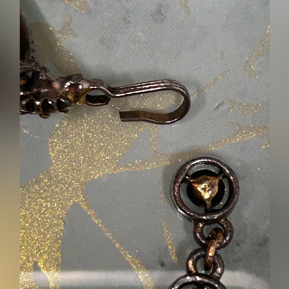 Hollycraft Vintage necklace Multicolor Rhinestones Authentic - Picture 6 of 13